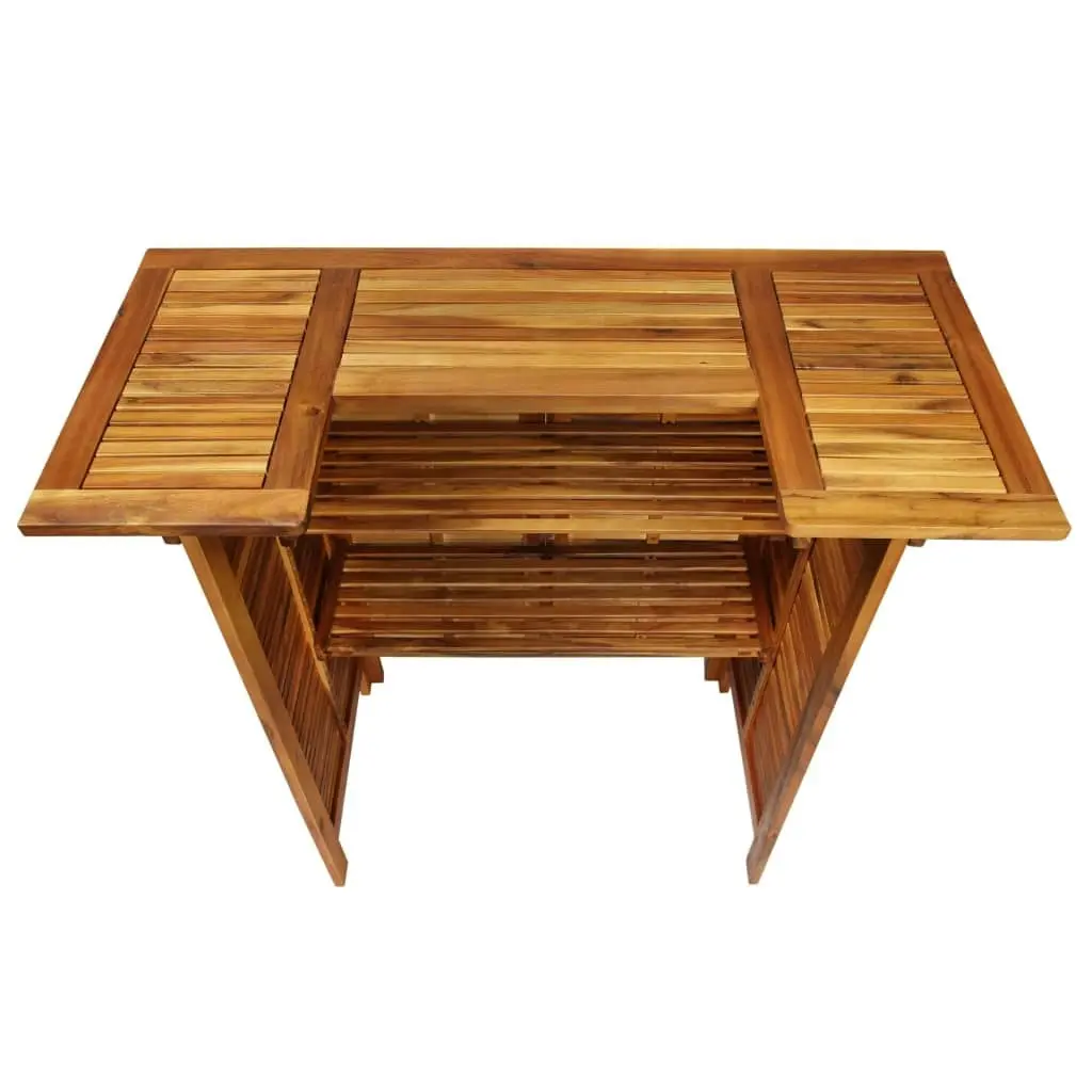 Bar Table 110x50x105 cm Solid Acacia Wood 44007