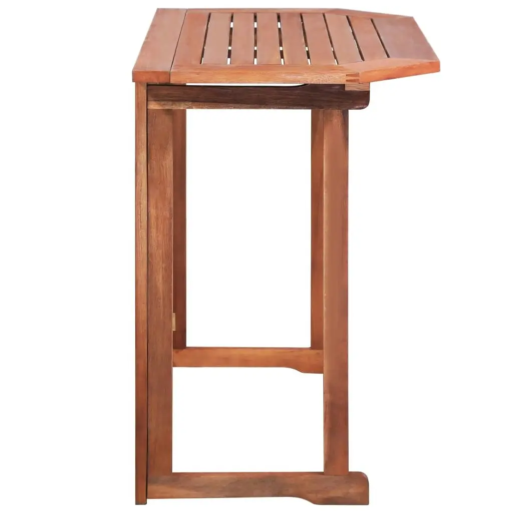 Bistro Table 90x50x75 cm Solid Acacia Wood 44039