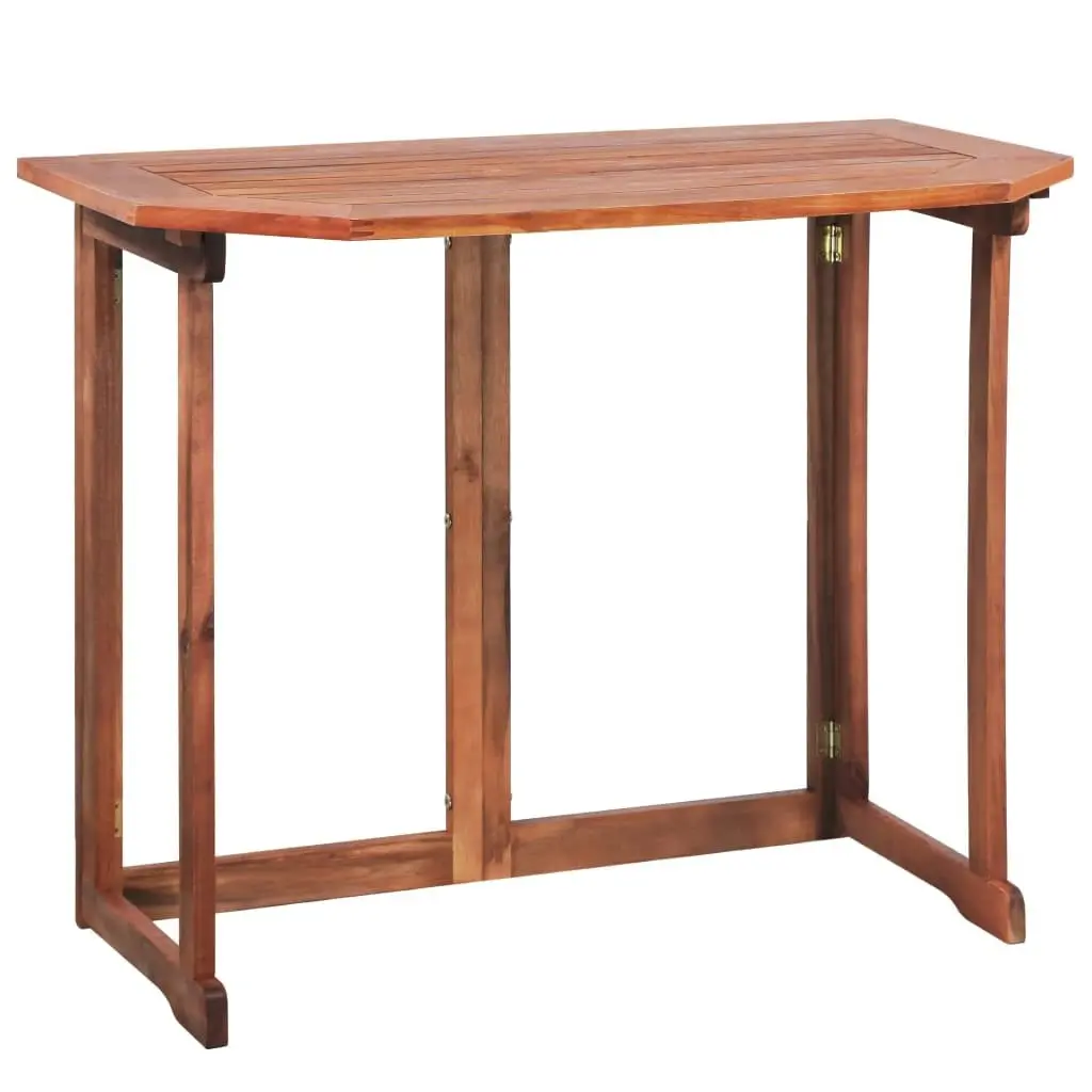 Bistro Table 90x50x75 cm Solid Acacia Wood 44039