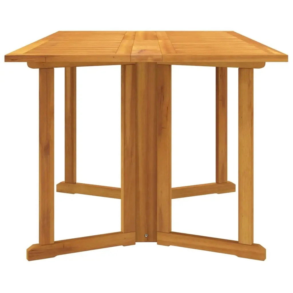 Folding Butterfly Garden Table 150x90x75 cm Solid Wood Teak 362751