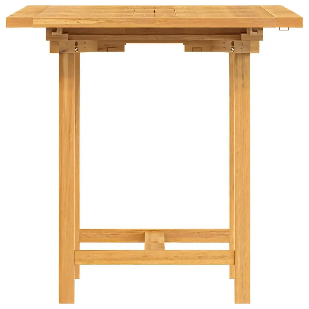 Extending Garden Table 110-160x80x75cm Solid Wood Teak 363487