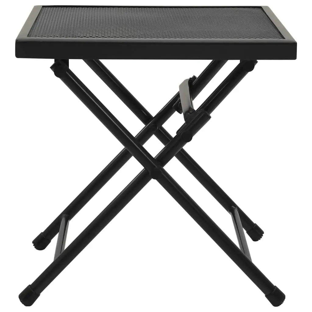 Folding Table Mesh 38x38x38 cm Steel Anthracite 310157