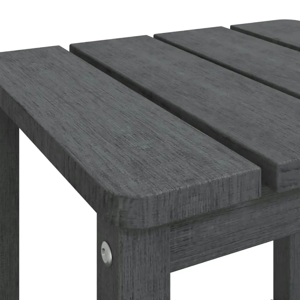 Garden Adirondack Table Anthracite 38x38x46 cm HDPE 318642