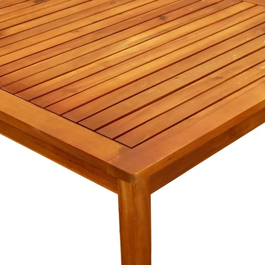 Garden Coffee Table 85x85x45 cm Solid Acacia Wood 316396