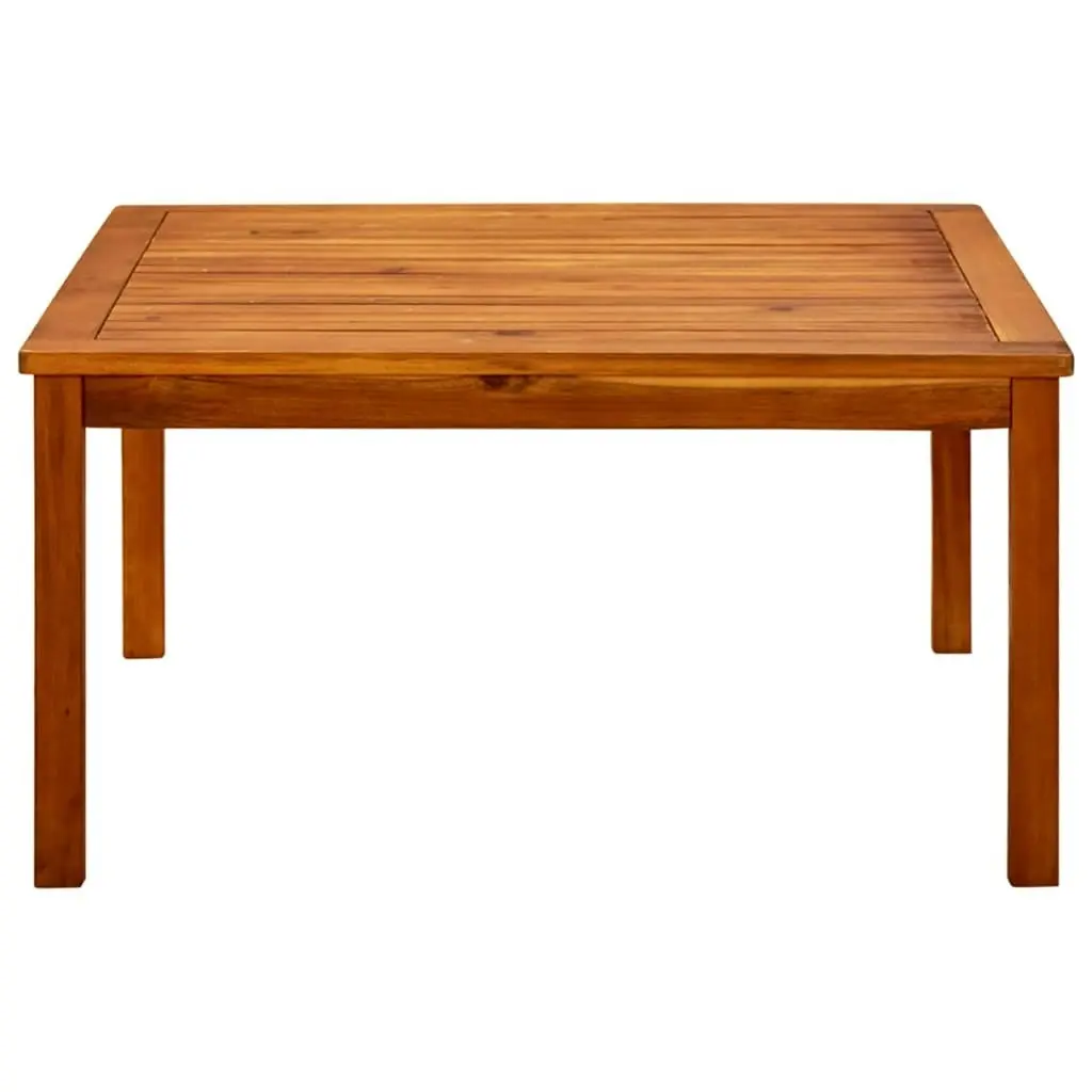 Garden Coffee Table 85x85x45 cm Solid Acacia Wood 316396