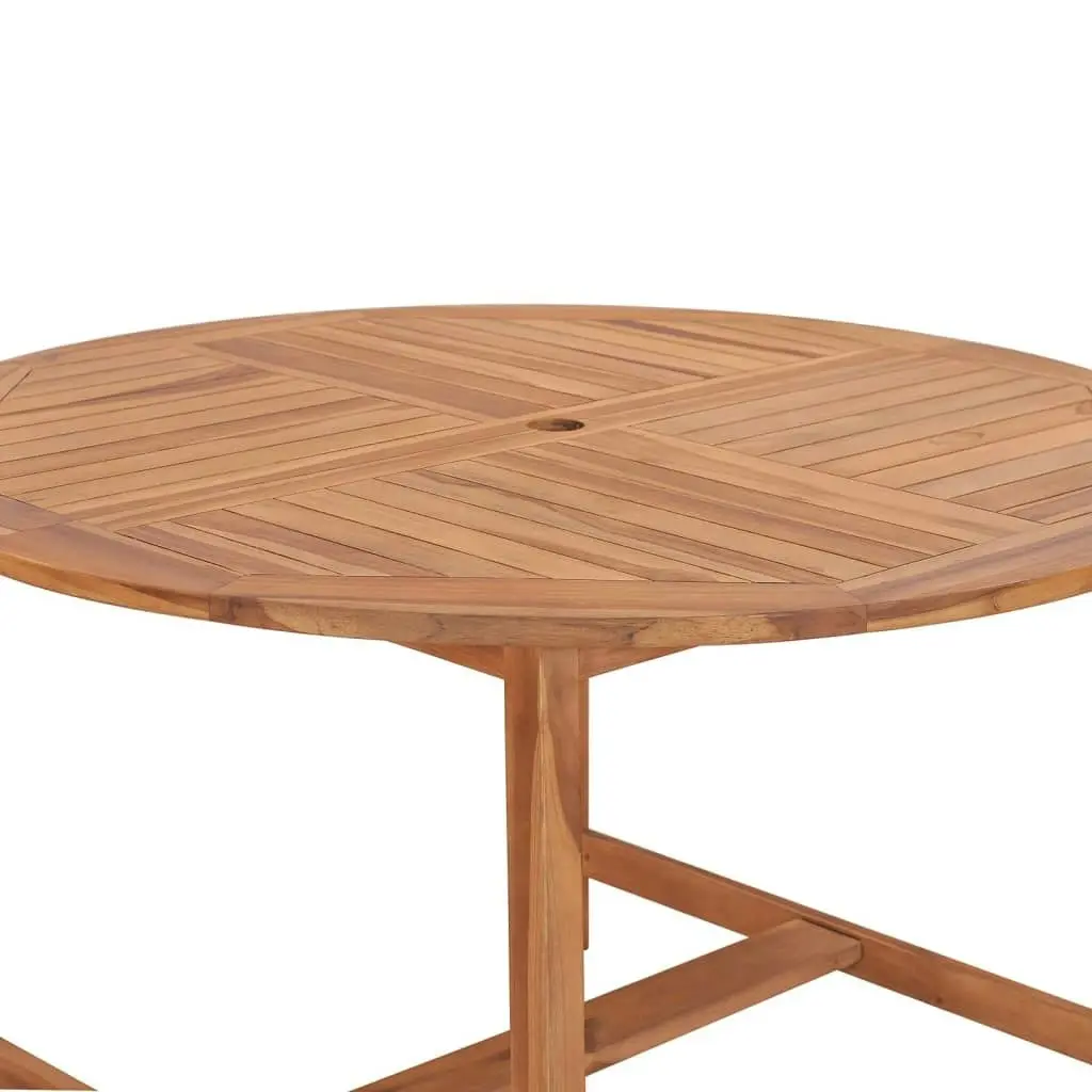 Garden Dining Table ÃƒËœ110x75 cm Solid Wood Teak 318476