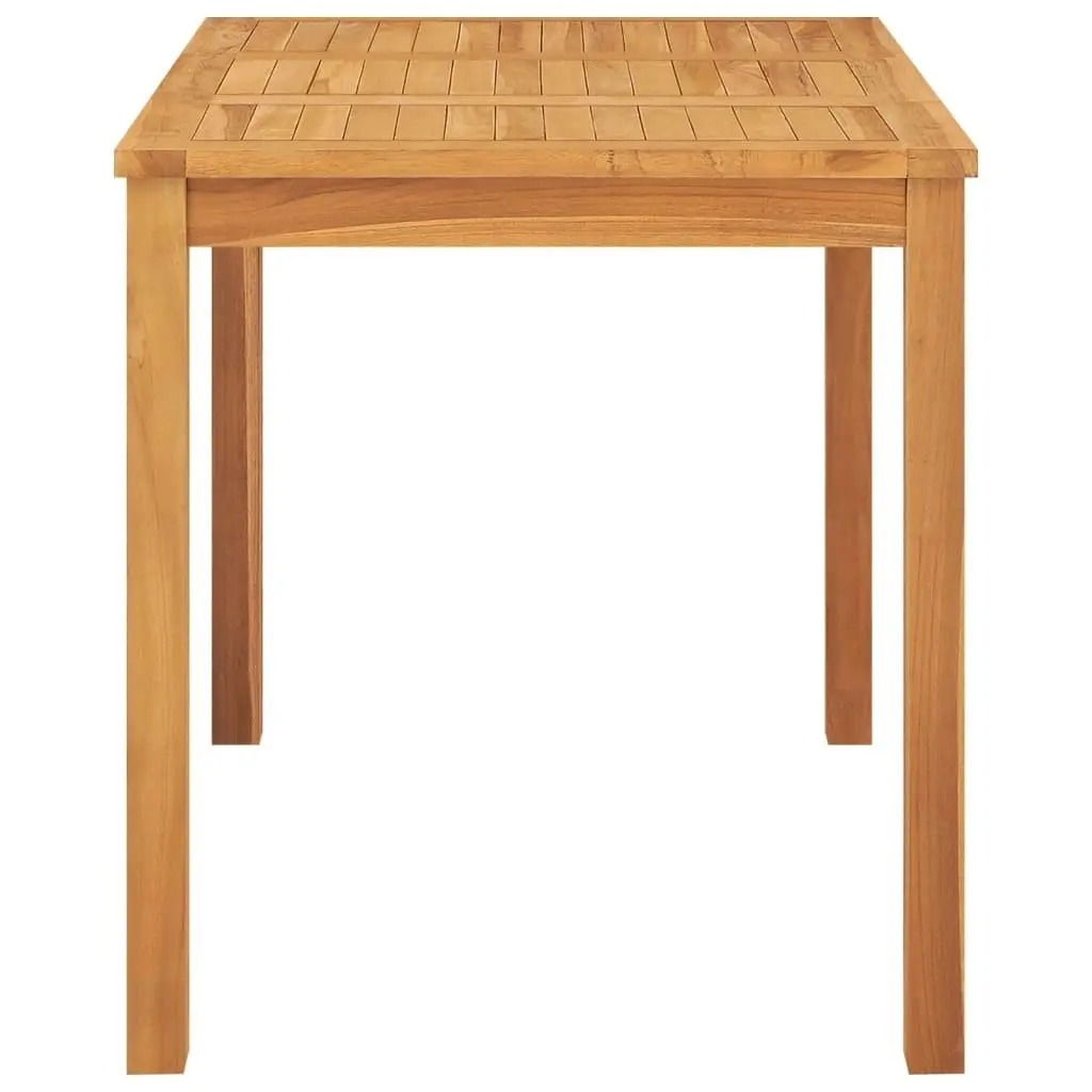 Garden Dining Table 120x70x77 cm Solid Teak Wood 316630