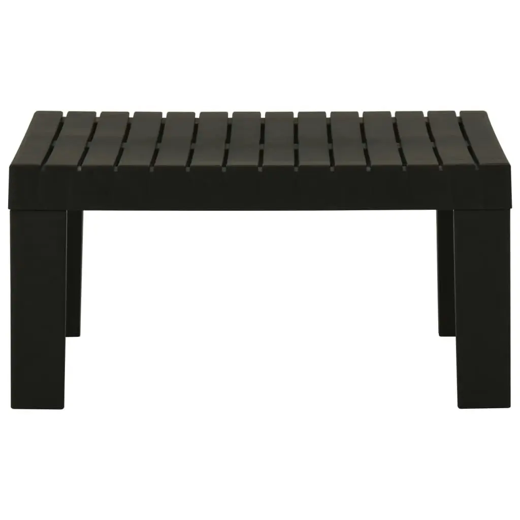 Garden Lounge Table Plastic Grey 315851