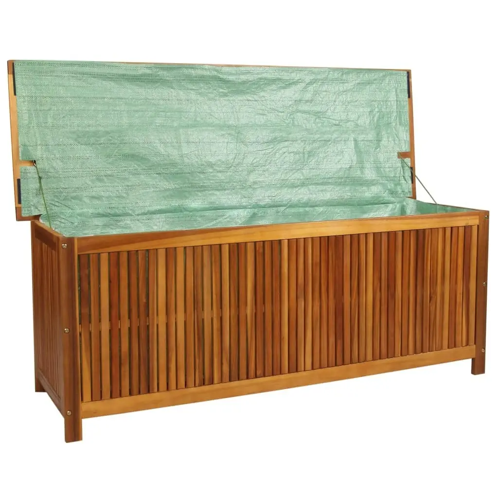 Garden Storage Box 150x50x58 cm Solid Acacia Wood 44011