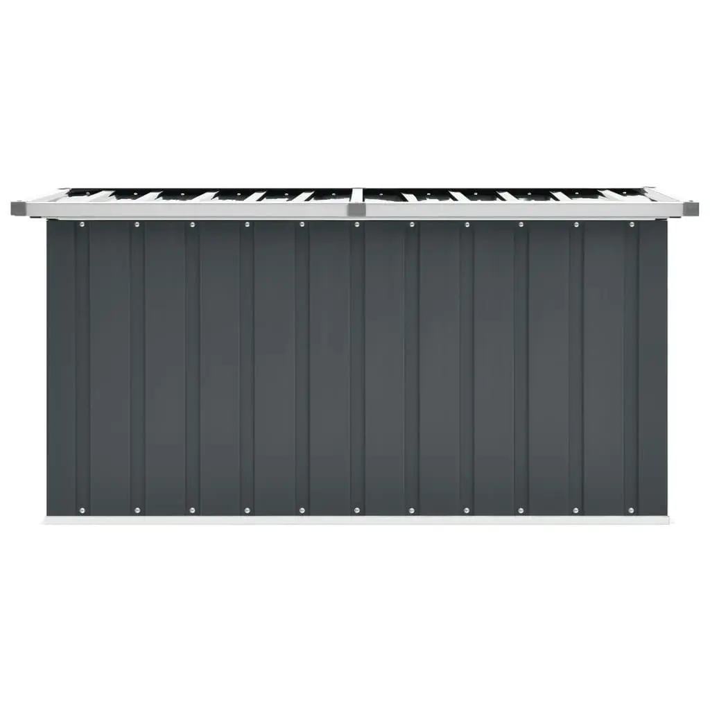 Garden Storage Box Grey 129x67x65 cm 46262