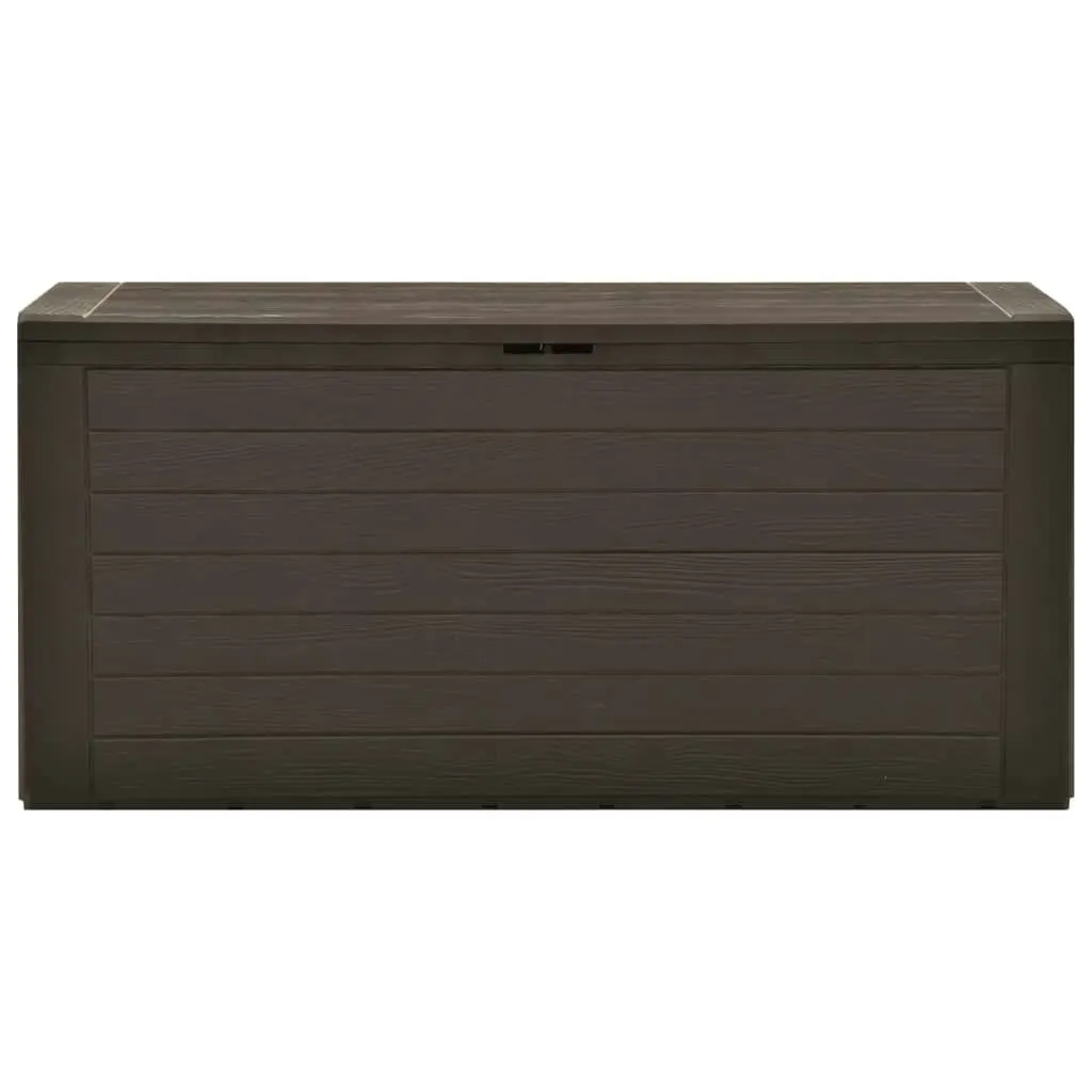 Garden Storage Box Brown 116x44x55 cm 49443