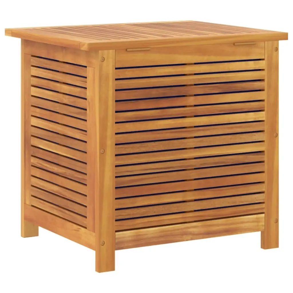 Garden Storage Box with Louver 60x50x56 cm Solid Wood Acacia 365839