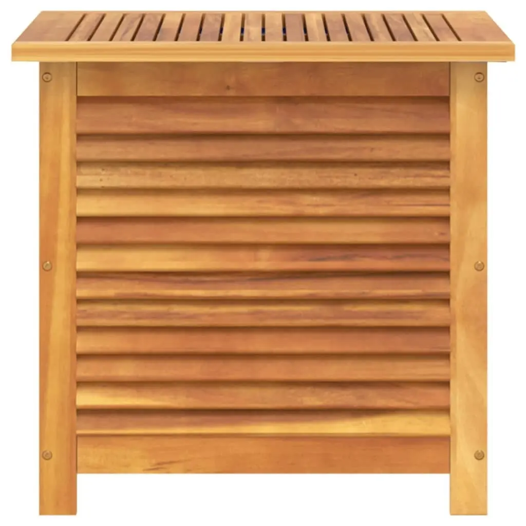 Garden Storage Box with Louver 60x50x56 cm Solid Wood Acacia 365839