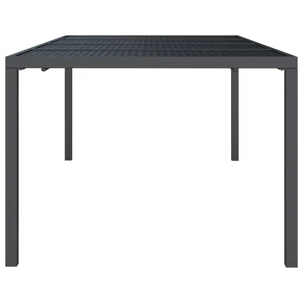 Garden Table Anthracite 200x100x72 cm Steel 362747