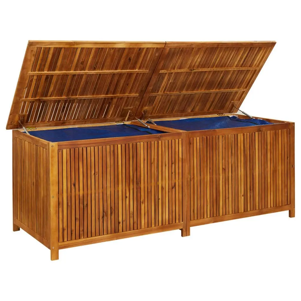 Garden Storage Box 200x80x75 cm Solid Wood Acacia 316503