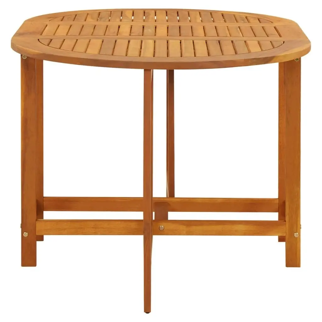 Garden Table 130x90x72 cm Solid Acacia Wood 42659