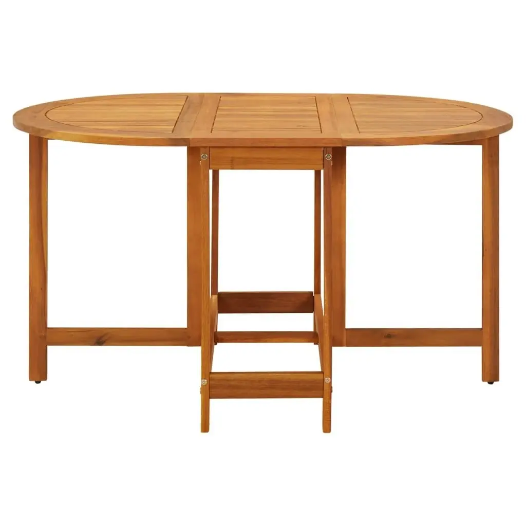 Garden Table 130x90x72 cm Solid Acacia Wood 42659