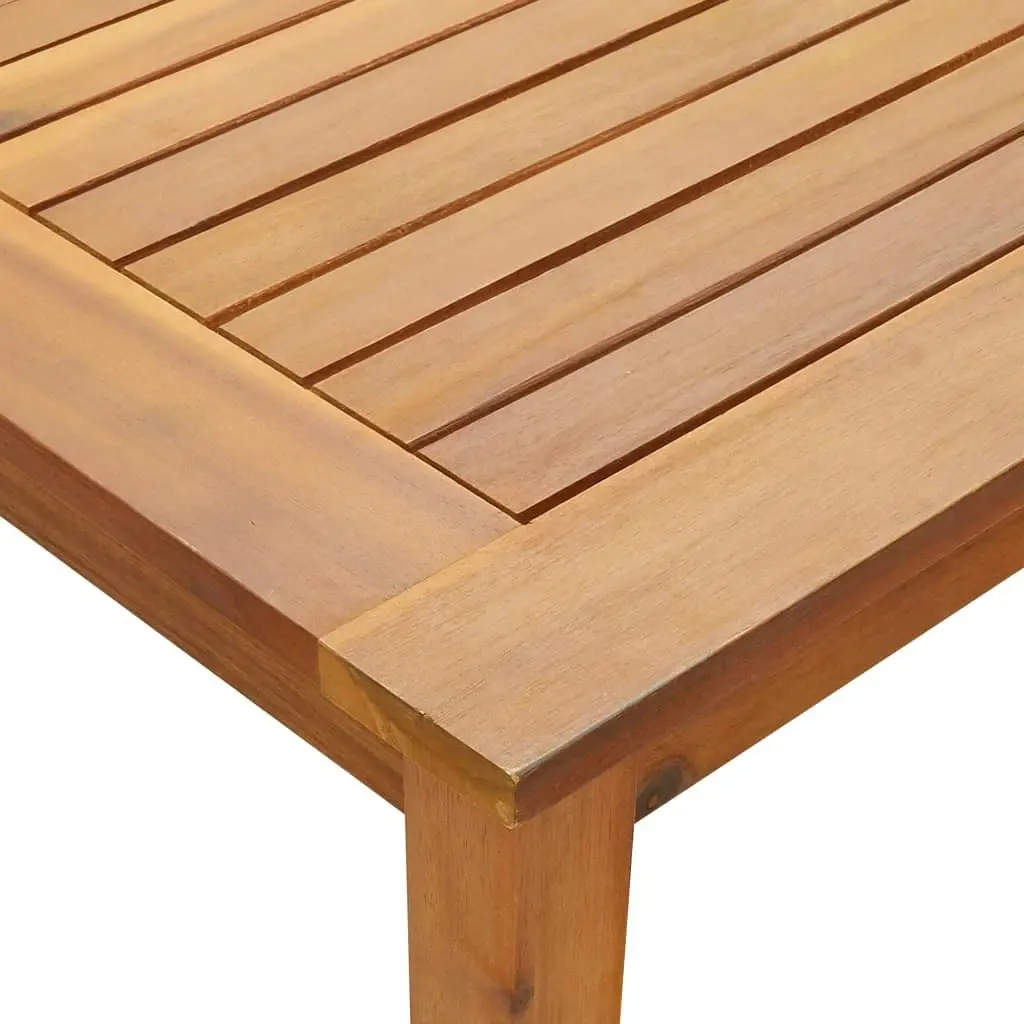 Garden Table 200x90x74 cm Solid Acacia Wood 42619