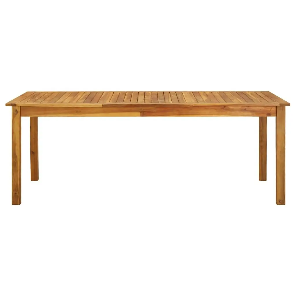 Garden Table 200x90x74 cm Solid Acacia Wood 42619