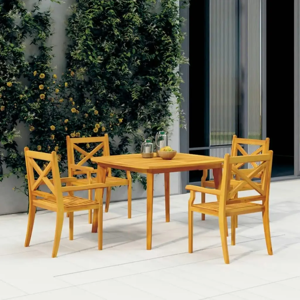 Garden Table 110x110x75 cm Solid Wood Acacia 310302