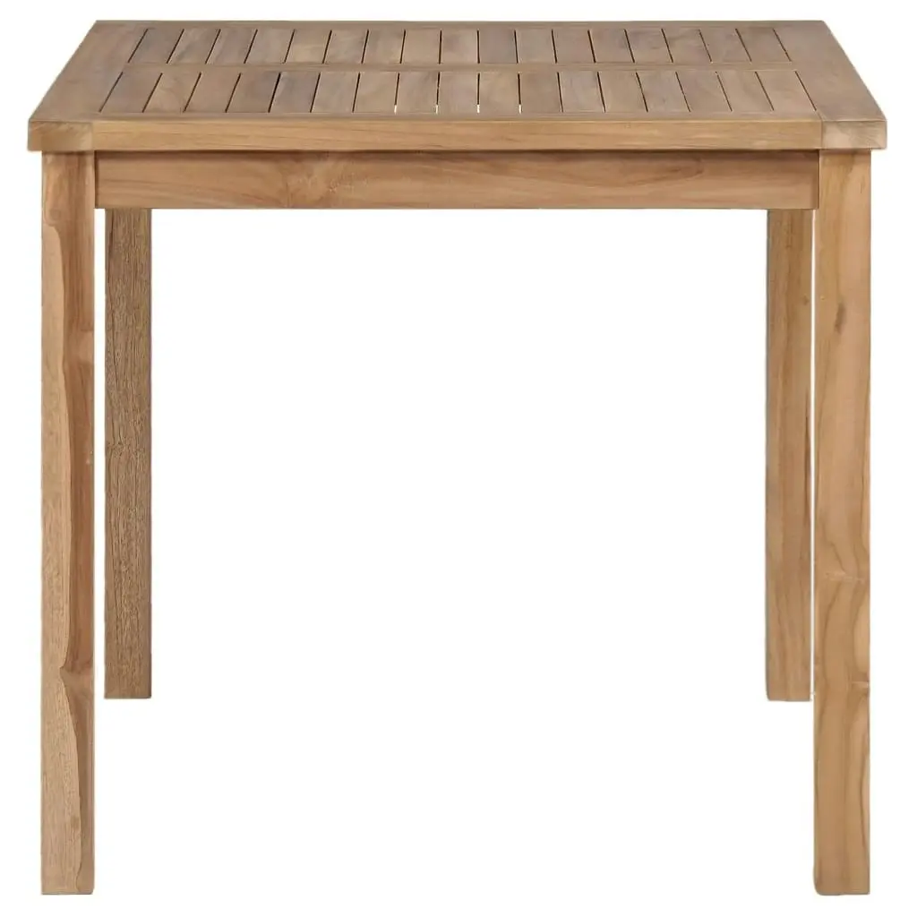 Garden Table 80x80x77 cm Solid Teak Wood 44996