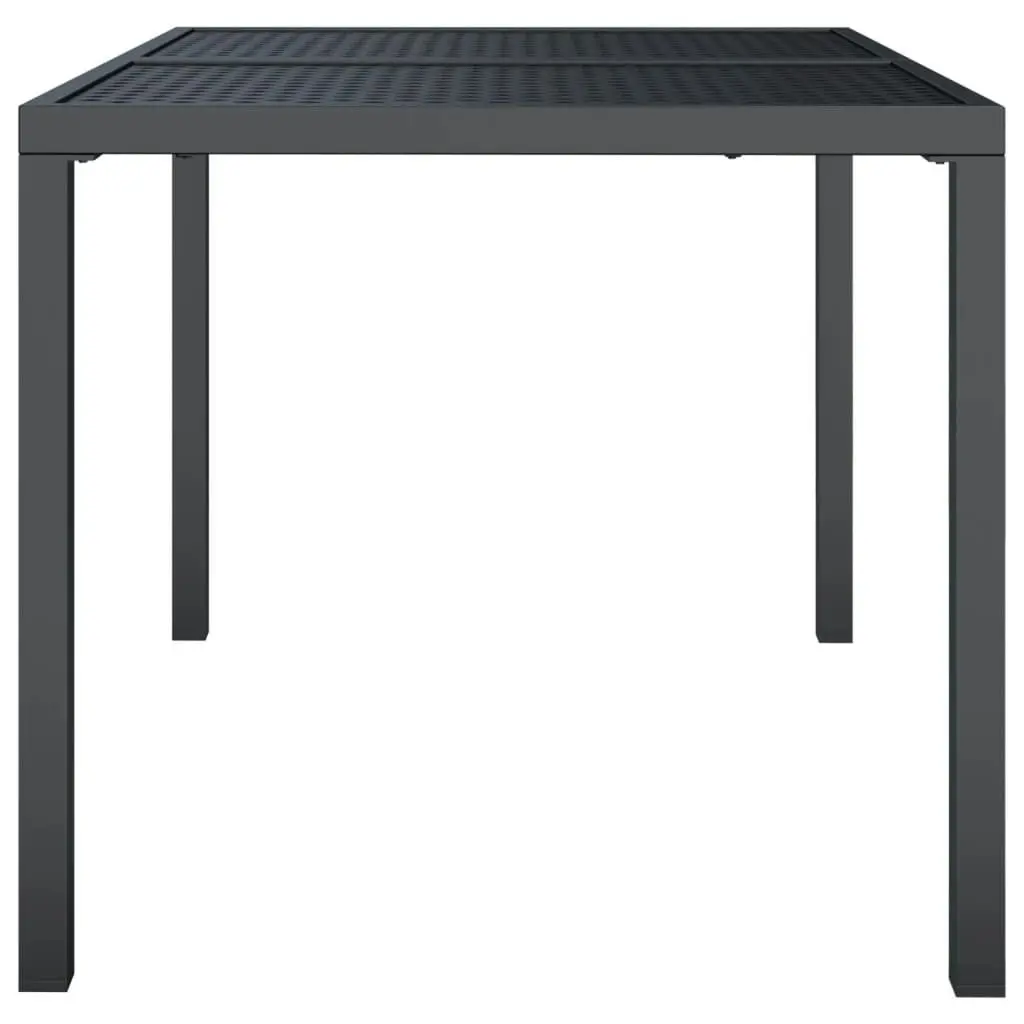 Garden Table Anthracite 110x80x72 cm Steel 362745