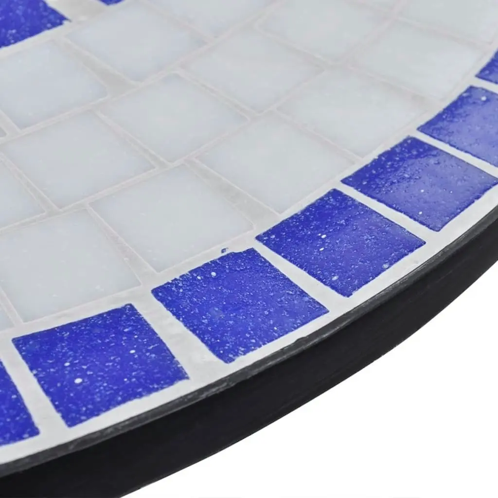 Bistro Table Blue and White 60 cm Mosaic 41530