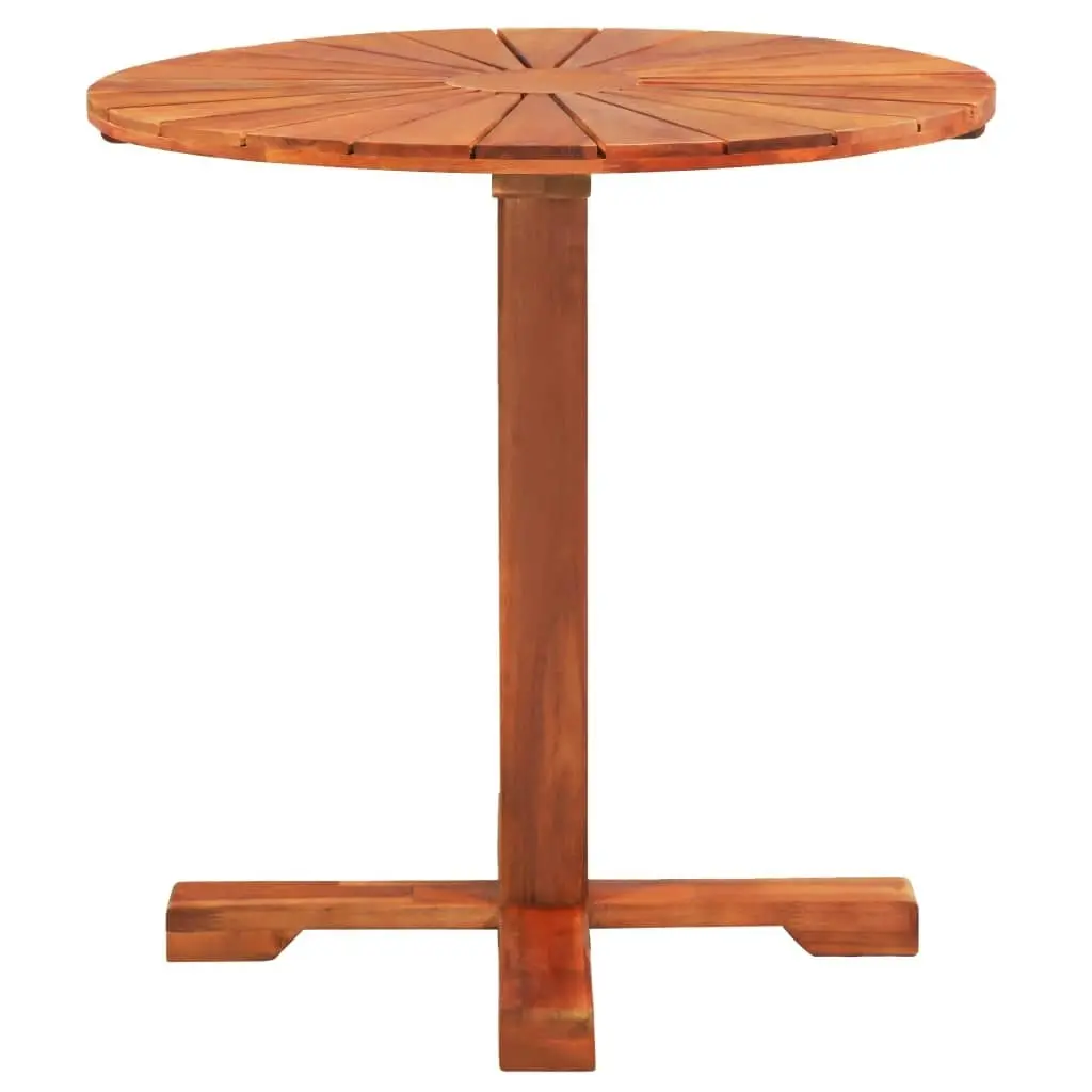 Bistro Table 70x70 cm Solid Acacia Wood 44037