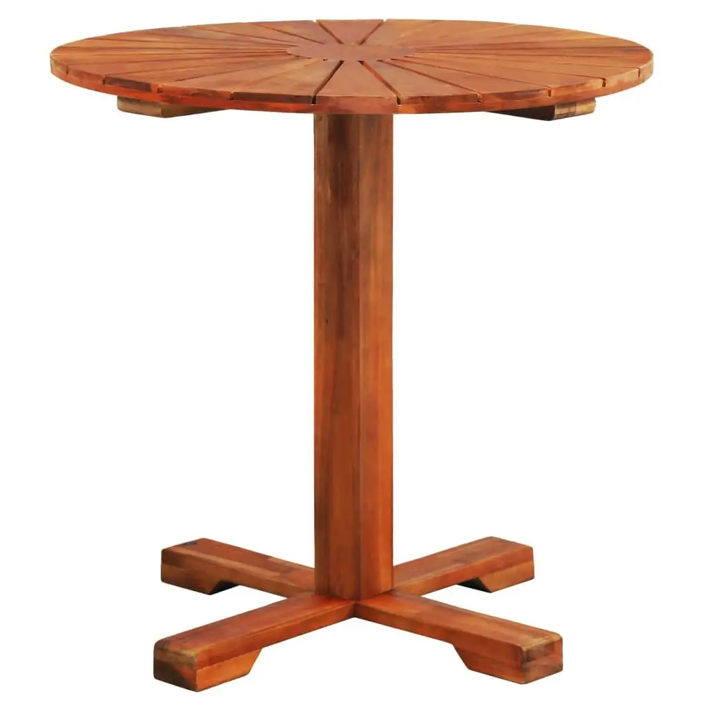 Bistro Table 70x70 cm Solid Acacia Wood 44037