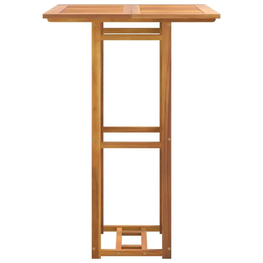 Bistro Table 75x75x110 cm Solid Wood Acacia 319187