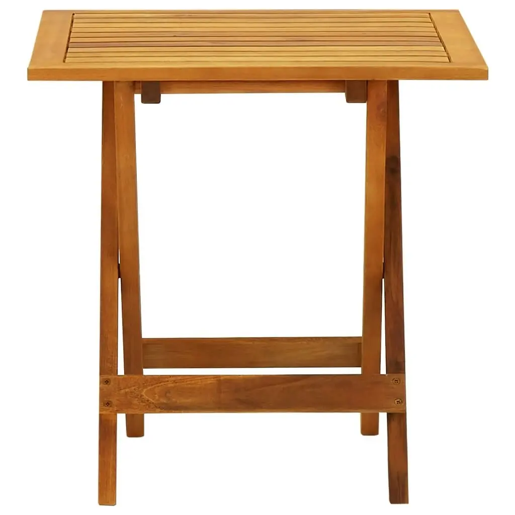 Bistro Table 46x46x47 cm Solid Acacia Wood 41435