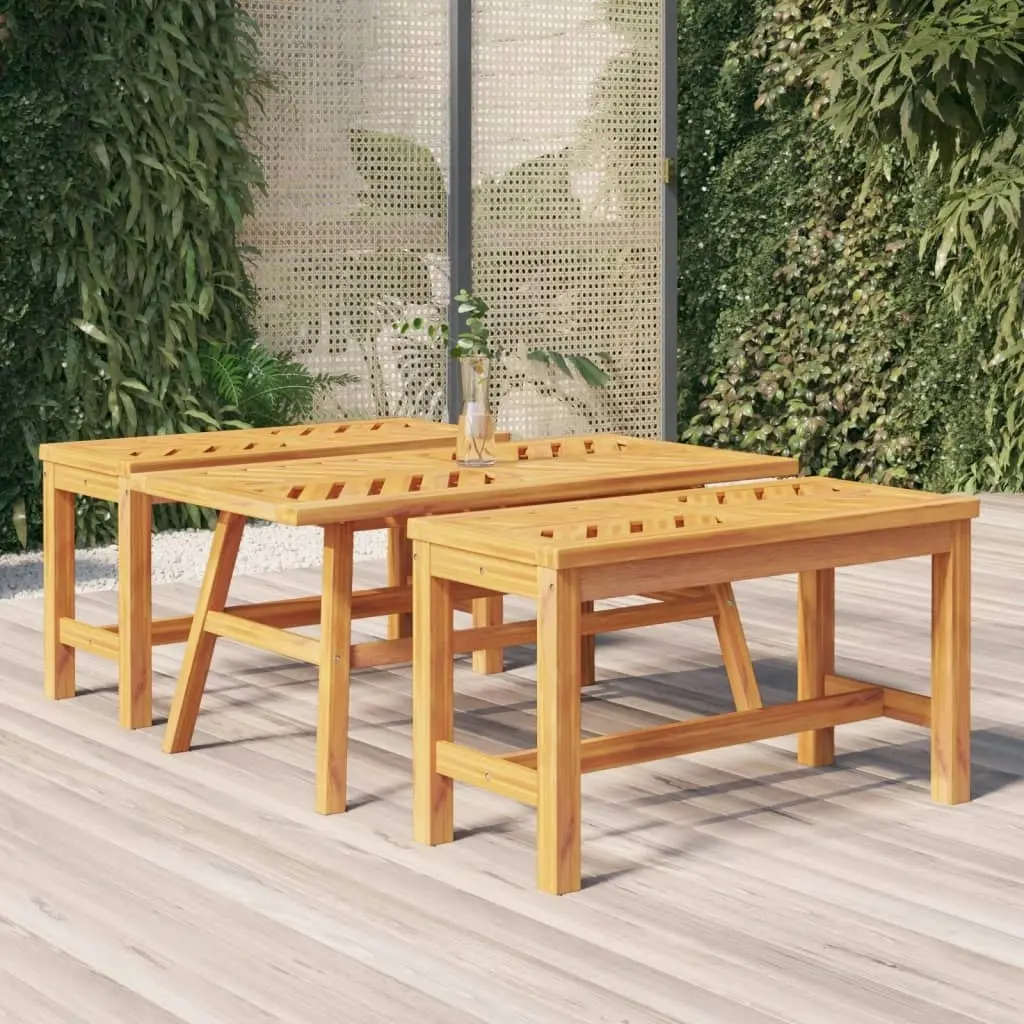 Coffee Table 100x50x45 cm Solid Wood Acacia 362233