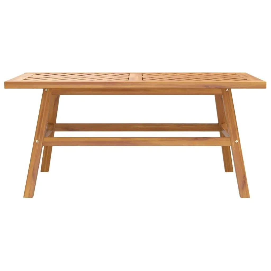 Coffee Table 100x50x45 cm Solid Wood Acacia 362233