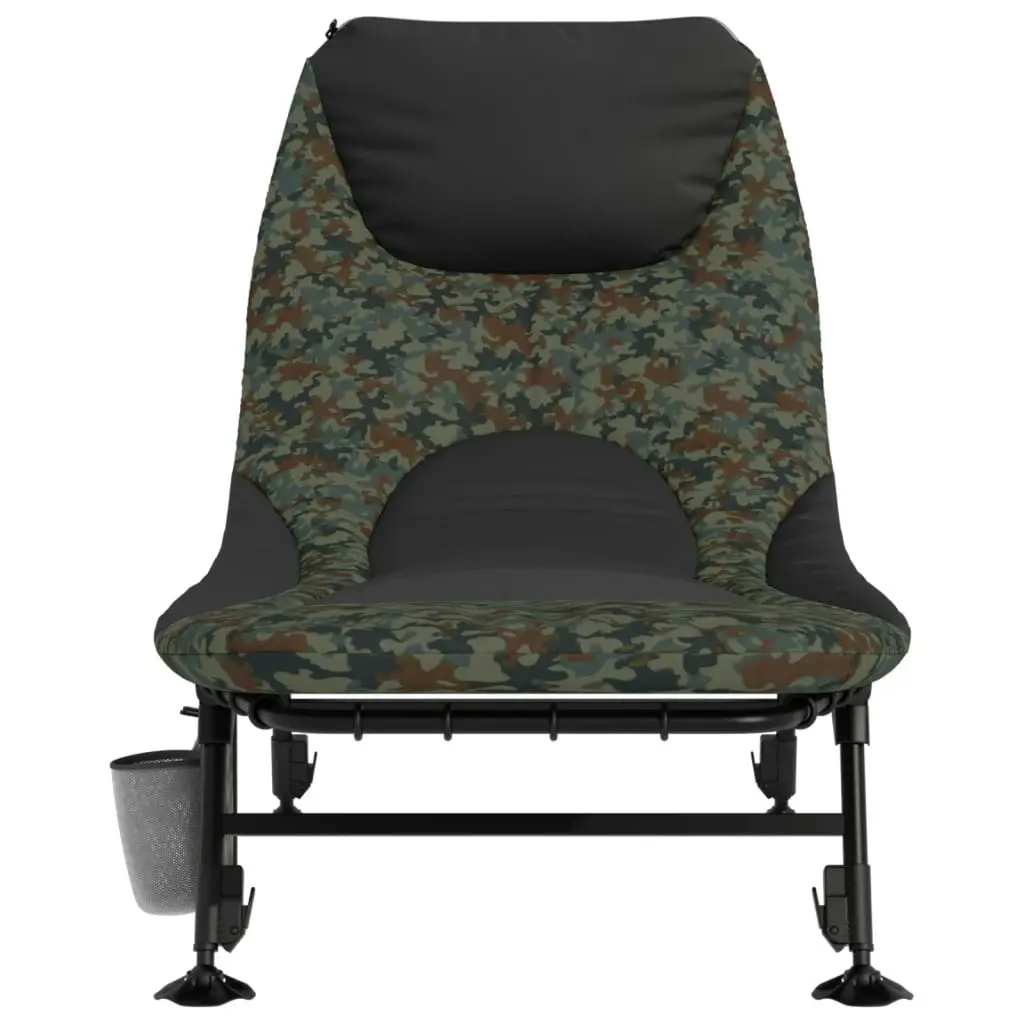 Fishing Bed with Adjustable Mud Legs Foldable Camouflage 4006423