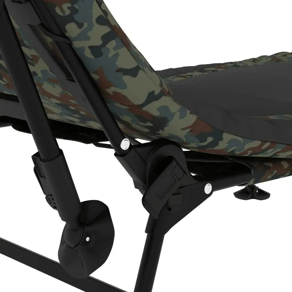 Fishing Bed with Adjustable Mud Legs Foldable Camouflage 4006423