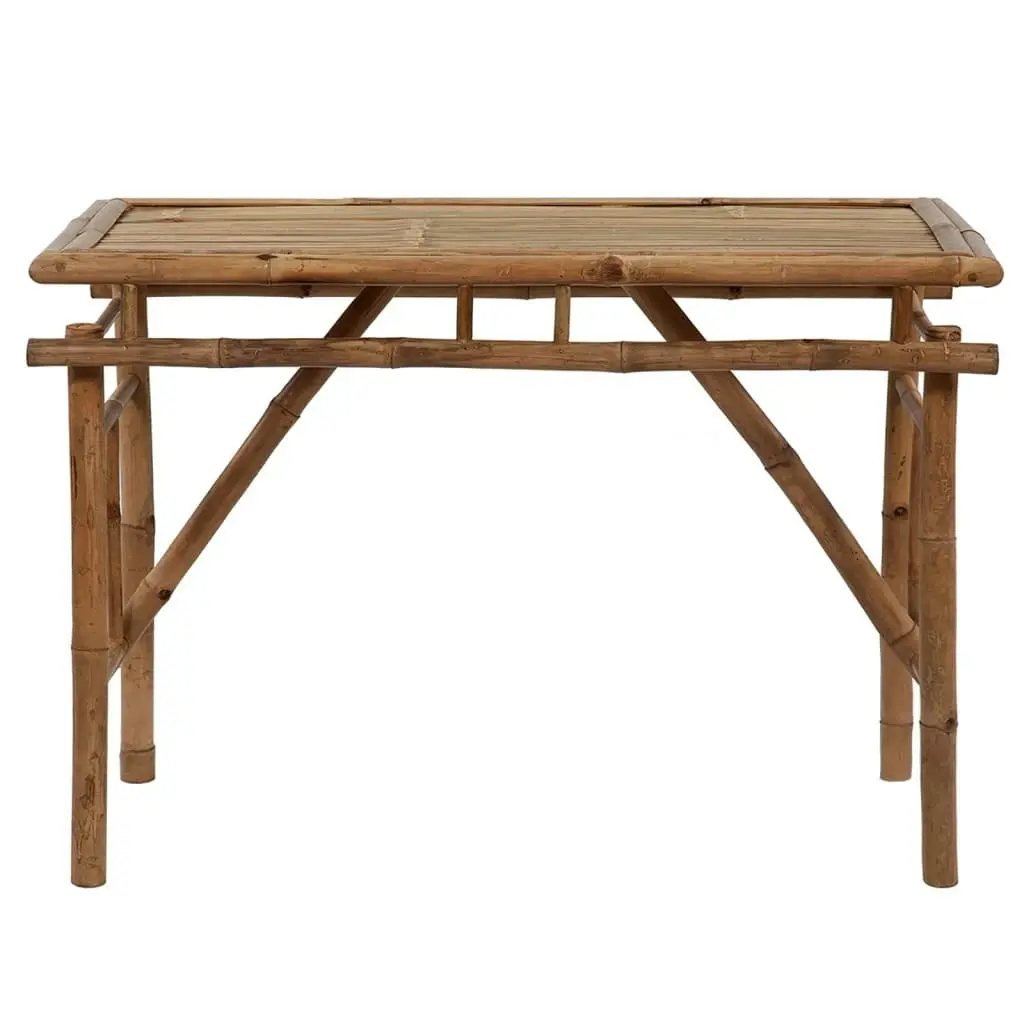 Folding Garden Table 115x50x75 cm Bamboo 341745