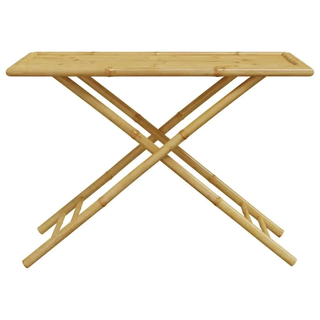 Folding Garden Table 110x55x75 cm Bamboo 365879