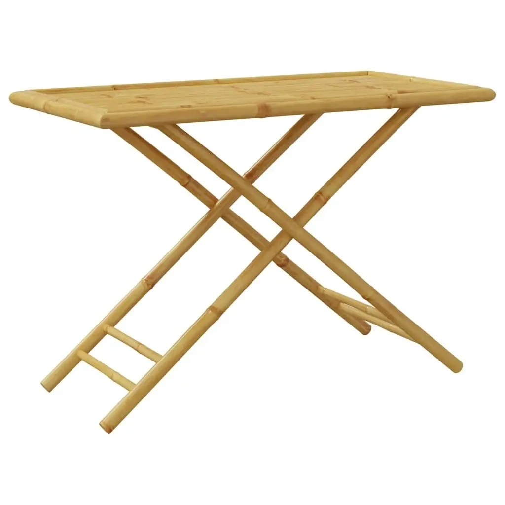 Folding Garden Table 110x55x75 cm Bamboo 365879