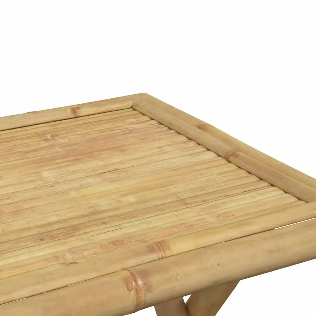 Folding Garden Table 45x45x45 cm Bamboo 365877