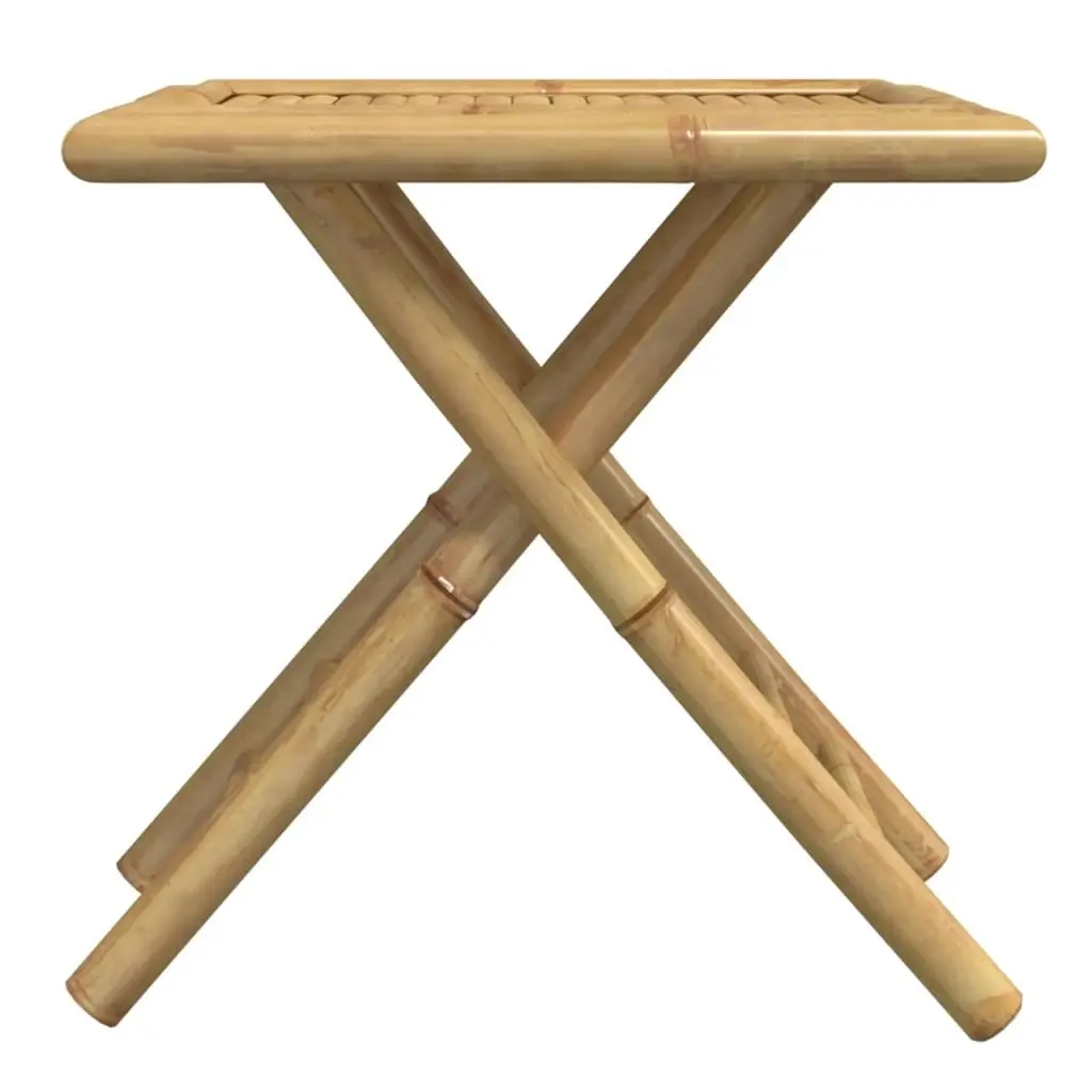 Folding Garden Table 45x45x45 cm Bamboo 365877