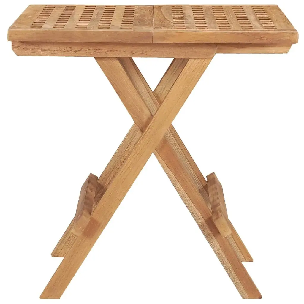 Folding Garden Table 50x50x50 cm Solid Wood Teak 315454