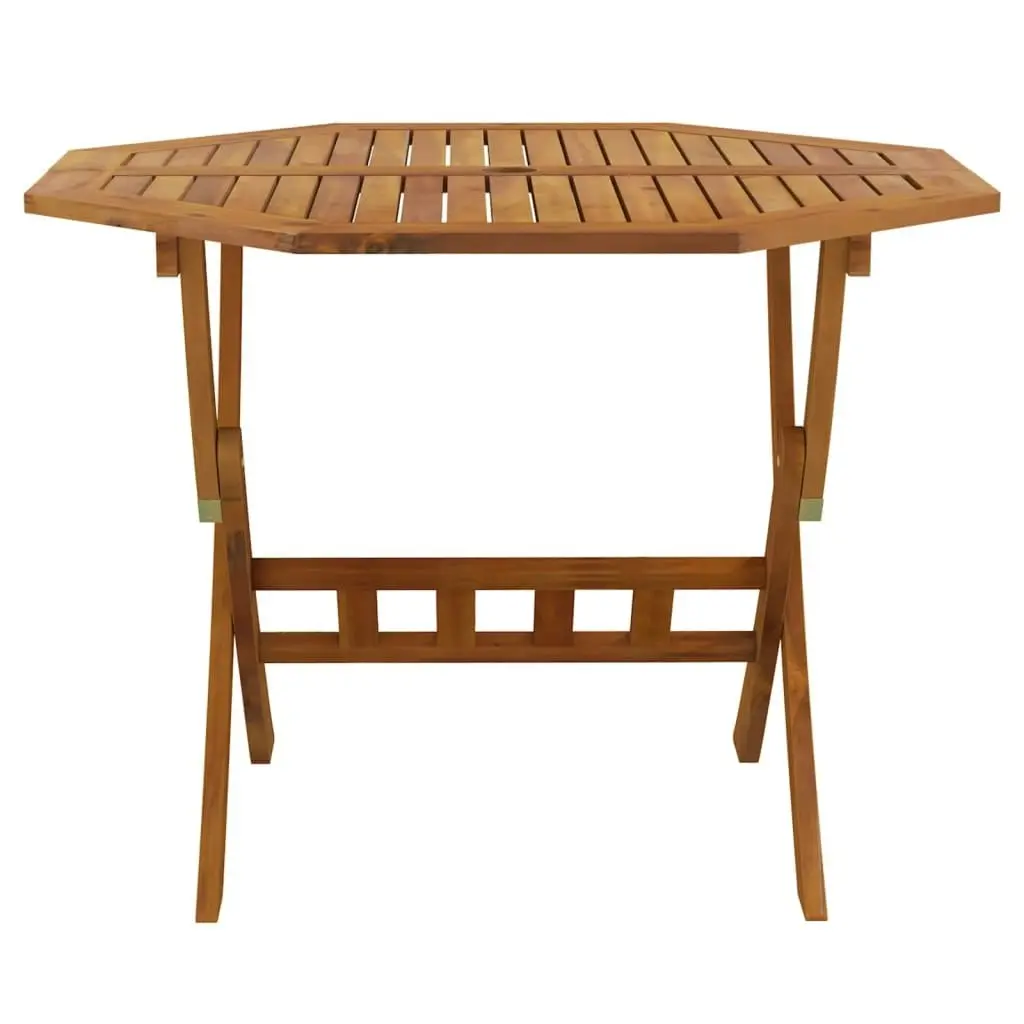 Folding Garden Table 90x75 cm Solid Wood Acacia 319672