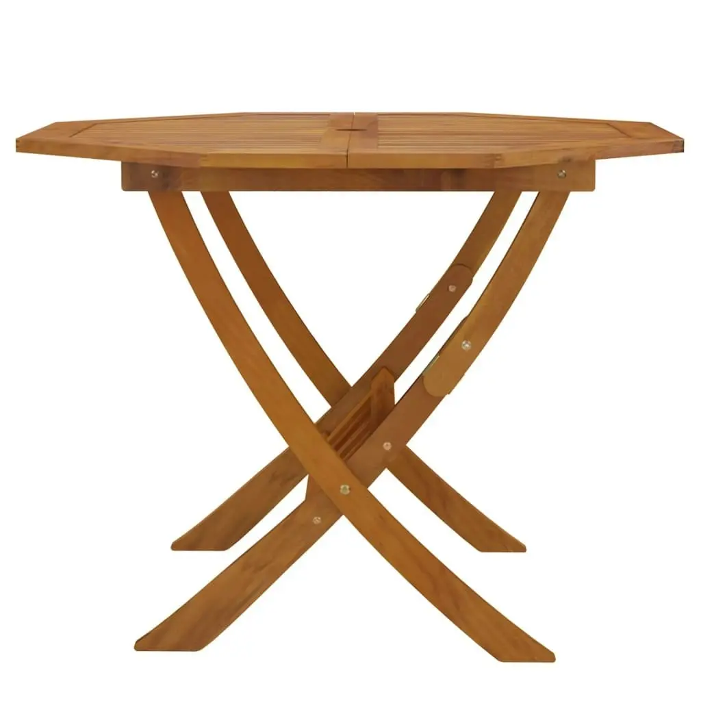 Folding Garden Table 90x75 cm Solid Wood Acacia 319672