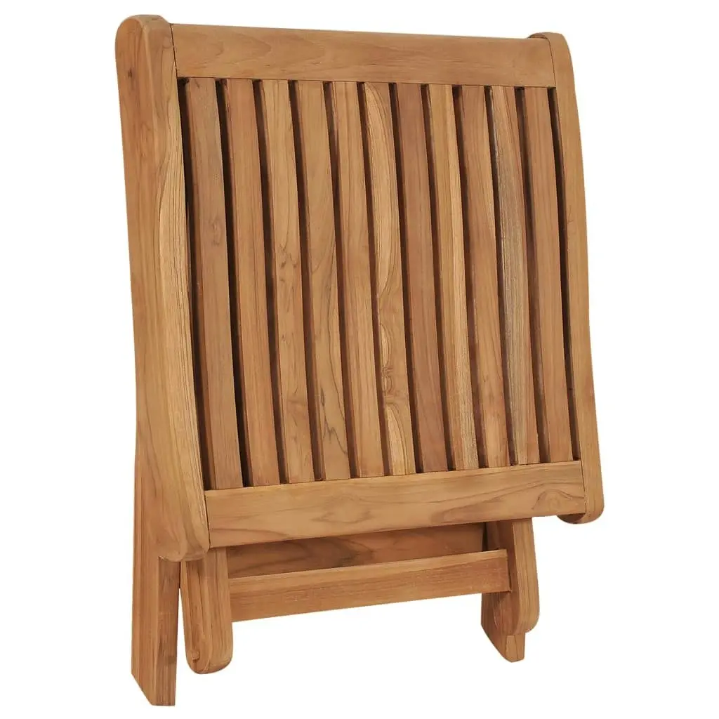 Folding Footrest 46.5x49x41.5 cm Solid Teak Wood 48981