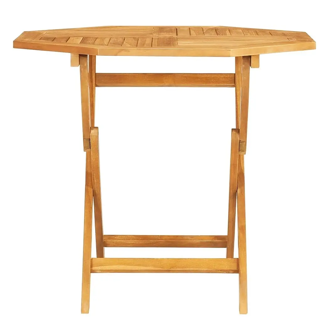 Folding Garden Table 85x85x76 cm Solid Teak Wood 47418