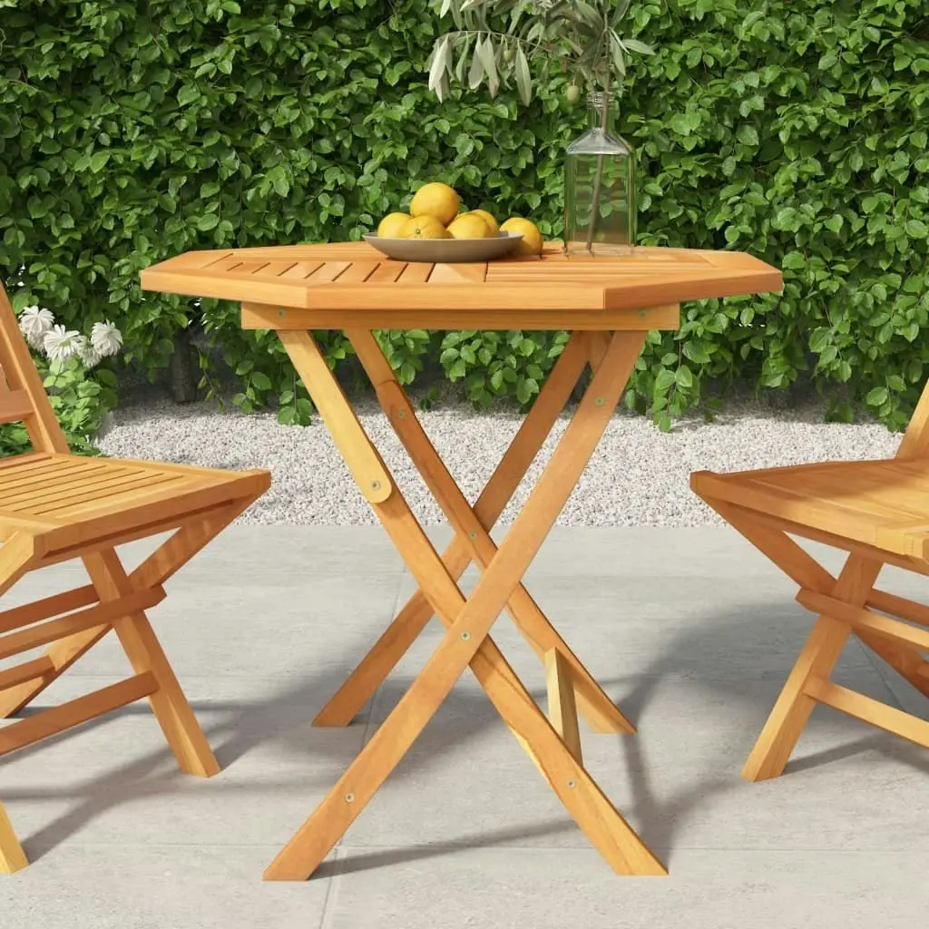 Folding Garden Table 85x85x76 cm Solid Teak Wood 47418