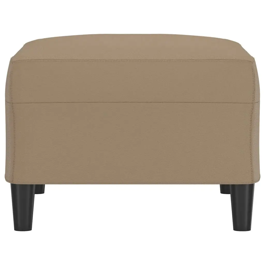 Footstool Cappuccino 70x55x41 cm Faux Leather 349316