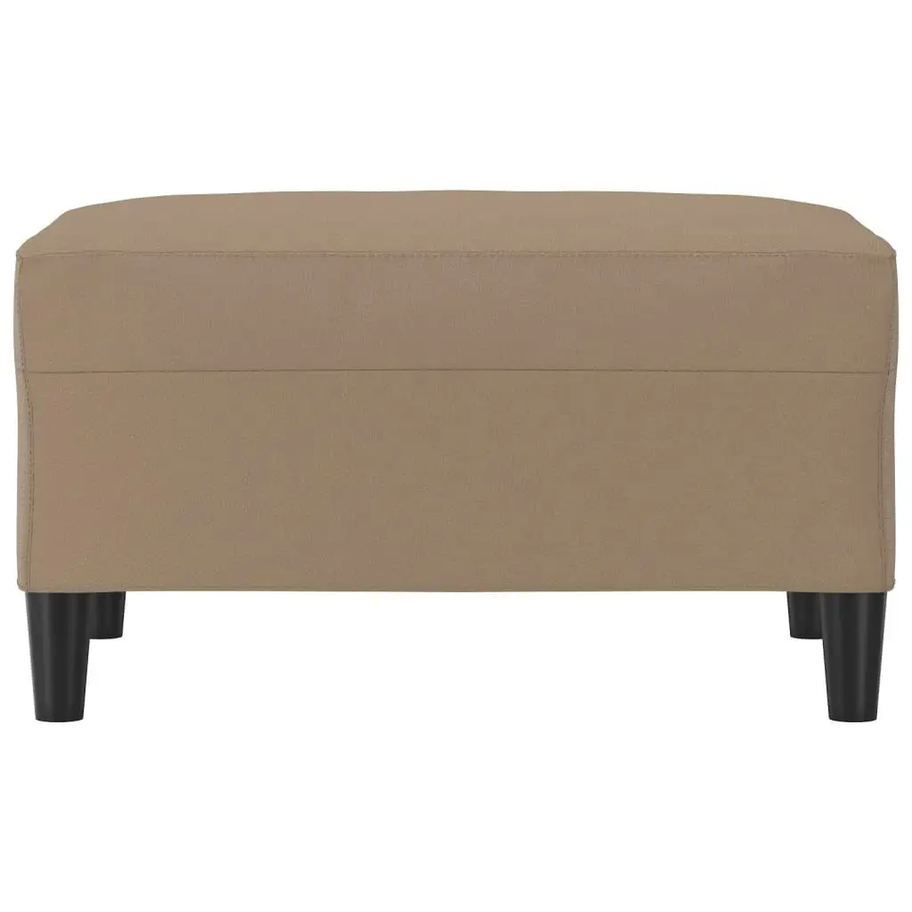 Footstool Cappuccino 70x55x41 cm Faux Leather 349316