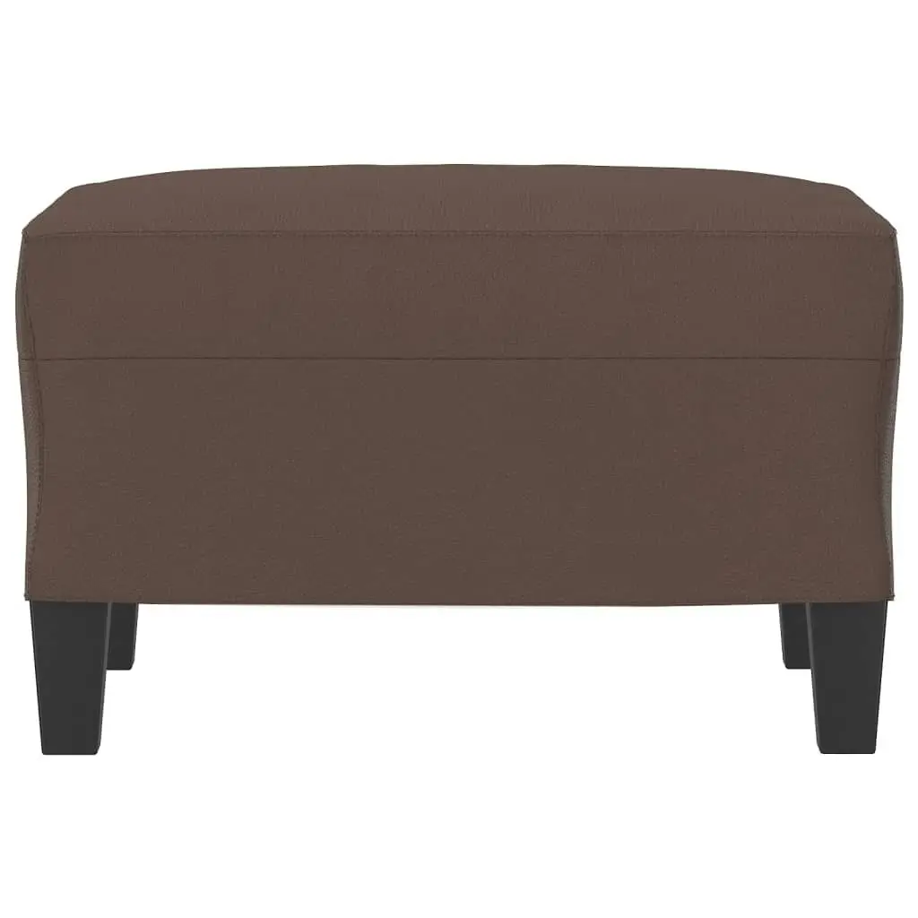 Footstool Brown 60x50x41 cm Faux Leather 349337