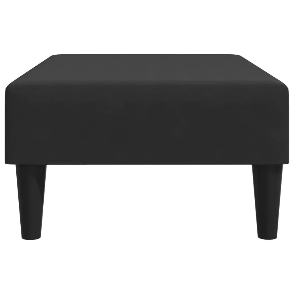 Footstool Black 77x55x31 cm Velvet 379560